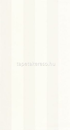 Caselio Basics vlies, vinyl anyagú fehér, gyöngyház színű csíkos modern tapéta