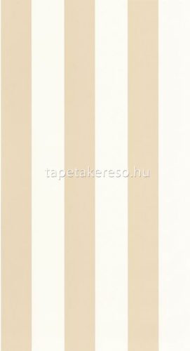 Caselio Basics vlies, vinyl anyagú beige, fehér színű csíkos modern tapéta