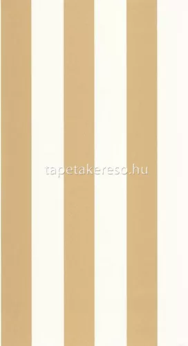 Caselio Basics vlies, vinyl anyagú fehér, arany színű csíkos modern tapéta