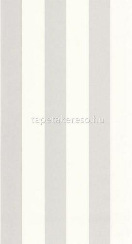 Caselio Basics vlies, vinyl anyagú fehér, szürke színű csíkos modern tapéta