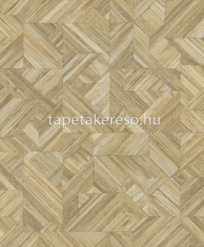 Casadeco Bali vlies, vinyl anyagú barna színű intarzia, famintás modern tapéta