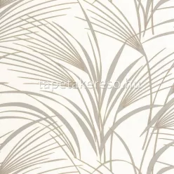   Casadeco BABYLONE vinyl, vlies anyagú fehér, szürke, bronz színű leveles modern, natural tapéta