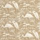 Casadeco BABYLONE vinyl, vlies anyagú barna, beige színű madaras modern, natural tapéta