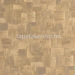   Casadeco BABYLONE vinyl, vlies anyagú barna színű geometriai, kockás modern, natural tapéta