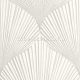 Casadeco BABYLONE vinyl, vlies anyagú fehér, szürke színű 3d, geometriai, leveles modern, natural tapéta