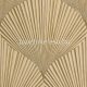 Casadeco BABYLONE vinyl, vlies anyagú barna színű 3d, geometriai, leveles modern, natural tapéta