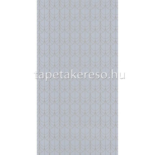 Casadeco BELLE EPOQUE vlies anyagú kék, arany színű art deco modern tapéta