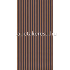   Casadeco BELLE EPOQUE vlies anyagú kék, bronz színű csíkos modern tapéta