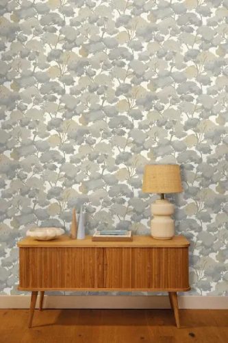 Caselio BALADE vlies anyagú beige, fehér, szürke, barna színű fás Modern tapéta