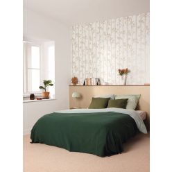   Caselio BALADE vlies anyagú fehér, fekete színű fás Modern tapéta