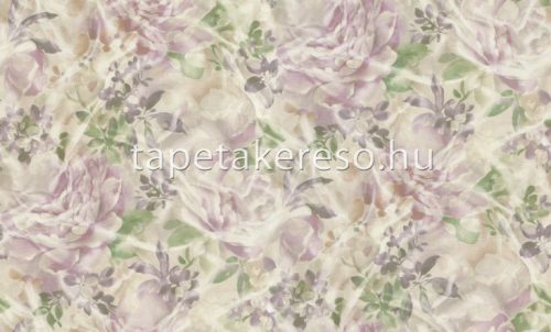 Emiliana Parati Blumarine 5 vinyl, vlies anyagú rózsaszín, zöld, fehér színű virágos modern tapéta