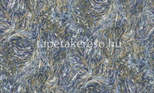 Emiliana Parati Blumarine 5 vinyl, vlies anyagú kék, arany, rózsaszín, csillámos színű absztrakt, foltos modern tapéta