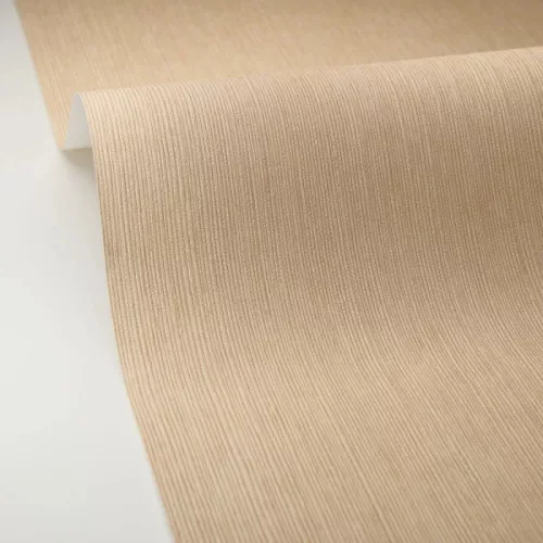 Caselio Borneo vlies, vinyl anyagú, beige színű, szövethatású, egyszínű, Modern tapéta