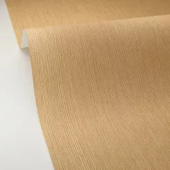   Caselio Borneo vlies, vinyl anyagú, mustársárga színű, szövethatású, egyszínű, Modern tapéta