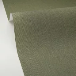   Caselio Borneo vlies, vinyl anyagú, zöld színű, szövethatású, egyszínű, Modern tapéta