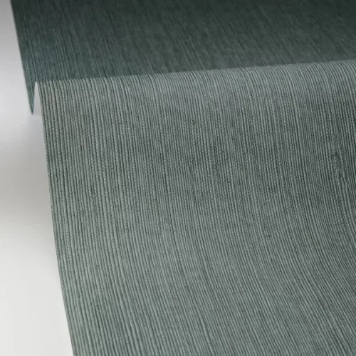 Caselio Borneo vlies, vinyl anyagú, zöld színű, szövethatású, egyszínű, Modern tapéta