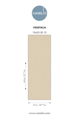 Caselio Borneo vlies, vinyl anyagú, beige, fehér színű, leveles, Modern tapéta