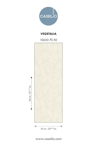 Caselio Borneo vlies, vinyl anyagú, fehér, zöld színű, leveles, Modern tapéta