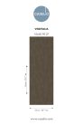 Caselio Borneo vlies, vinyl anyagú, szürke, beige színű, leveles, Modern tapéta