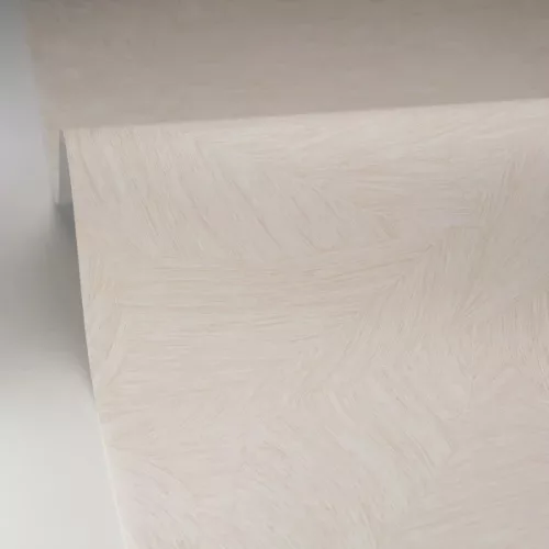 Caselio Borneo vlies, vinyl anyagú, beige színű, leveles, Modern tapéta