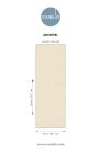 Caselio Borneo vlies, vinyl anyagú, beige színű, leveles, Modern tapéta