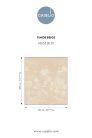 Caselio Borneo vlies  anyagú, fehér, beige  színű, fás, Modern poszter