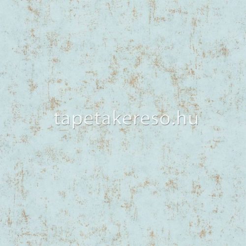 Caselio Beton 2 vlies, vinyl anyagú arany, türkiz színű foltos, betonhatású modern tapéta