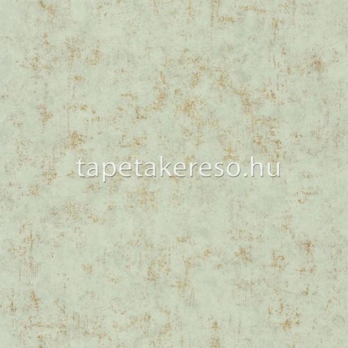Caselio Beton 2 vlies, vinyl anyagú zöld, arany színű foltos, betonhatású modern tapéta