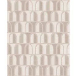   Boras Graphics vlies anyagú, beige, barna színű, geometriai, Modern tapéta