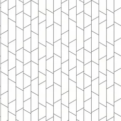   Boras Graphics vlies anyagú, fekete, fehér színű, geometriai, Modern tapéta