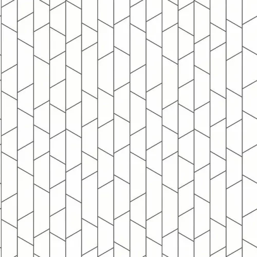 Boras Graphics vlies anyagú, fekete, fehér színű, geometriai, Modern tapéta