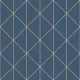 Boras Graphics vlies anyagú, kék, arany színű, geometriai, Modern tapéta