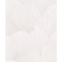   Boras Graphics vlies anyagú, fehér, szürke  színű, geometriai, leveles, Modern tapéta