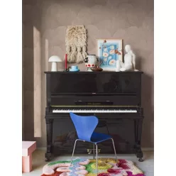   Boras Graphics vlies anyagú, barna színű, geometriai, leveles, Modern tapéta