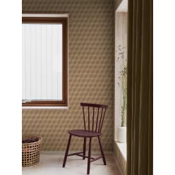   Boras Graphics vlies anyagú, barna színű, 3d, geometriai, Modern tapéta