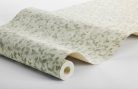 Boras Österlen vlies anyagú, fehér, beige, zöld színű, leveles, virágos, Modern tapéta