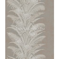   Khroma Cabinet vlies anyagú beige, fehér színű nem illesztős, leveles modern tapéta