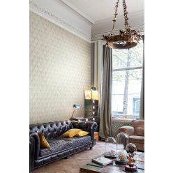   Khroma Cabinet vlies anyagú beige, fehér színű geometriai modern tapéta