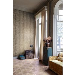   Khroma Cabinet vlies anyagú barna, bronz, fémes színű bőrmintás modern tapéta