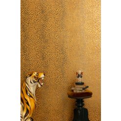   Khroma Cabinet vlies anyagú arany, barna, fémes színű bőrmintás modern tapéta