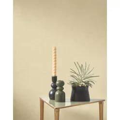   Casadeco Caractere, vlies, vinyl anyagú, sárga színű, egyszínű, textilhatású, Modern tapéta