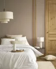 Casadeco Caractere, vlies, vinyl anyagú, barna színű, egyszínű, textilhatású, Modern tapéta