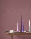 Casadeco Caractere, vlies, vinyl anyagú, lila színű, egyszínű, textilhatású, Modern tapéta