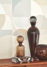 Casadeco CARNABY STREET vlies anyagú beige, fehér, szürke, keki színű geometriai Modern tapéta