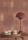 Casadeco CARNABY STREET vlies anyagú barna, rozsdabarna színű geometriai Modern tapéta