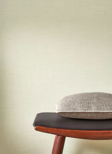 Casadeco CARNABY STREET vlies anyagú zöld színű egyszínű, textilhatású Modern tapéta