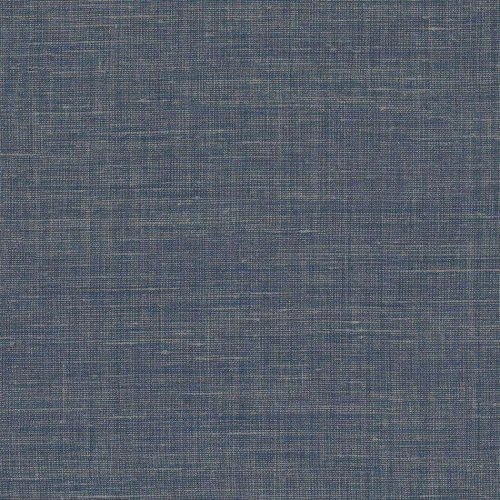 Casamance Le Lin 2 vinyl, vlies anyagú, kék, barna színű, egyszínű, textilhatású, Modern tapéta