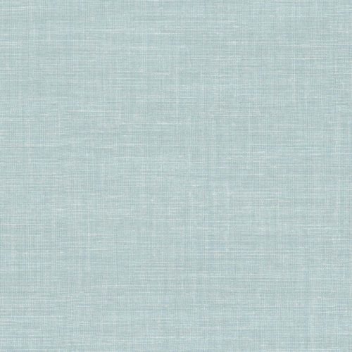 Casamance Le Lin 2 vinyl, vlies anyagú, türkiz színű, egyszínű, textilhatású, Modern tapéta