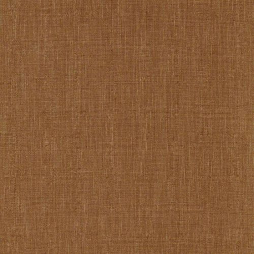 Casamance Le Lin 2 vinyl, vlies anyagú, rozsdabarna színű, egyszínű, textilhatású, Modern tapéta
