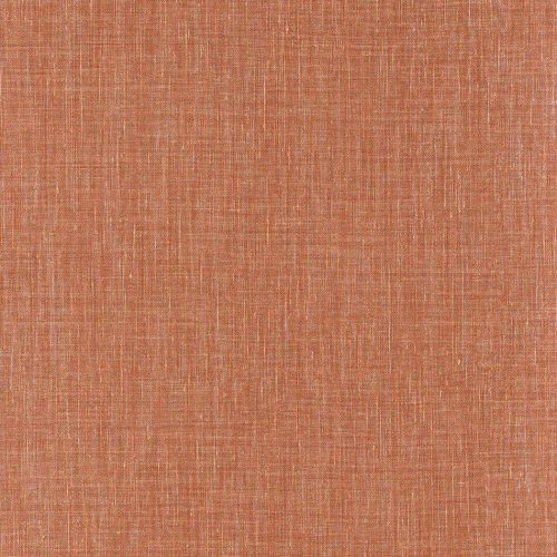 Casamance Le Lin 2 vinyl, vlies anyagú, terrakotta színű, egyszínű, textilhatású, Modern tapéta